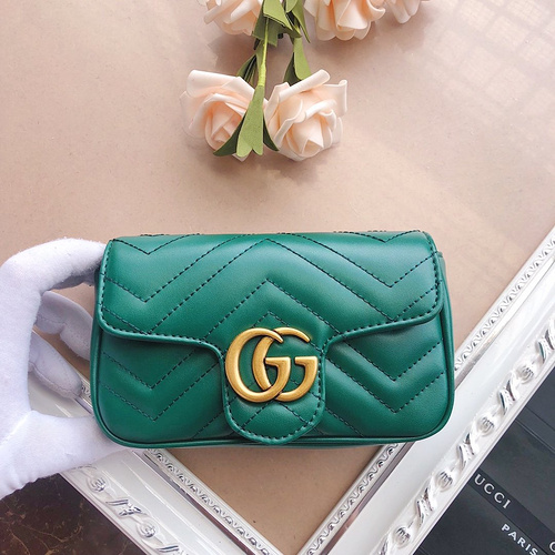 Gucci bag GG Marmont series chain mini handbag 476433  leather-0f120d8d